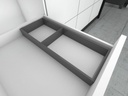SET ORGANIZADOR CUBERTERO LABRYS CON 2 DIVISIONES, DE ALUMINIO ACABADO STARDUST