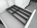 SET ORGANIZADOR CUBERTERO LABRYS CON 6 DIVISIONES DE ALUMINIO, ACABADO STARDUST
