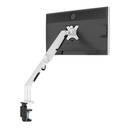 BRAZO PORTA MONITOR TECNO PRO CAP. DE 3-12 KG, MATERIAL ALUMINIO,COLOR BLANCO, INC.PRENSA PARA FIJAR