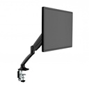 BRAZO PORTA MONITOR TECNO CAP. DE 2-9 KG, MATERIAL ALUMINIO, COLOR NEGRO, INC. PRENSA PARA FIJACIÓN