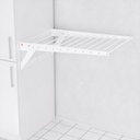 RACK LAUNDRY PARA TENDER ROPA, COLOCACIÓN A MURO, COLOR BLANCO