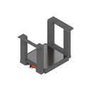 PORTA PLATOS BLUM ORGA-LINE Y AMBIA-LINE PARA ORGANIZACIÓN DE CAJONES DE COCINA, COLOR GRIS