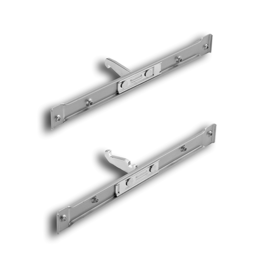 [322.216] SOPORTE FRONTAL PARA EXTRAÍBLE DISPENSA, COLOR GRIS (Para ancho de 400mm)