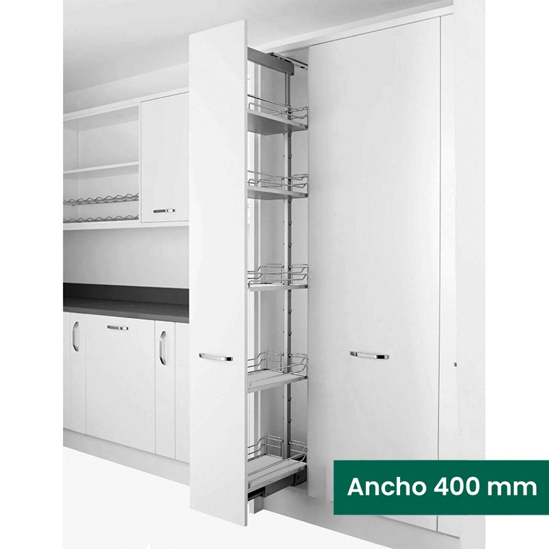 [mag:17926] KIT 05 - EXTRAÍBLE PARA COCINA DISPENSA CON 5 ENTREPAÑOS CLASSIC PARA MUEBLE DE 400MM DE ANCHO