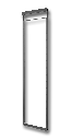 MARCO CLICK FIXX AJUSTABLE PARA DISPENSA DE 1,800 A 2,200MM CON SOFTSTOPP PREMONTADO, ACABADO ANTRACITA