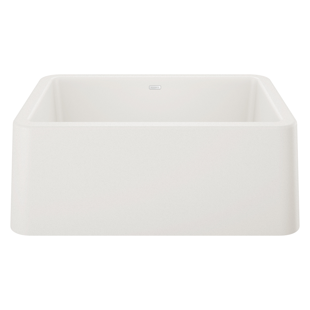 [402313] TARJA DE COCINA BLANCO IKON 27 PULGADAS DE DELANTAL INDIVIDUAL SILGRANIT BLANCO