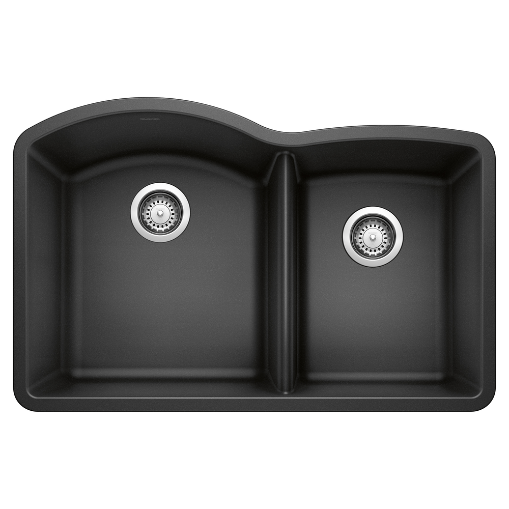 FREGADERO COCINA BLANCO DIAMOND SILGRANIT II NEGRO 81CM