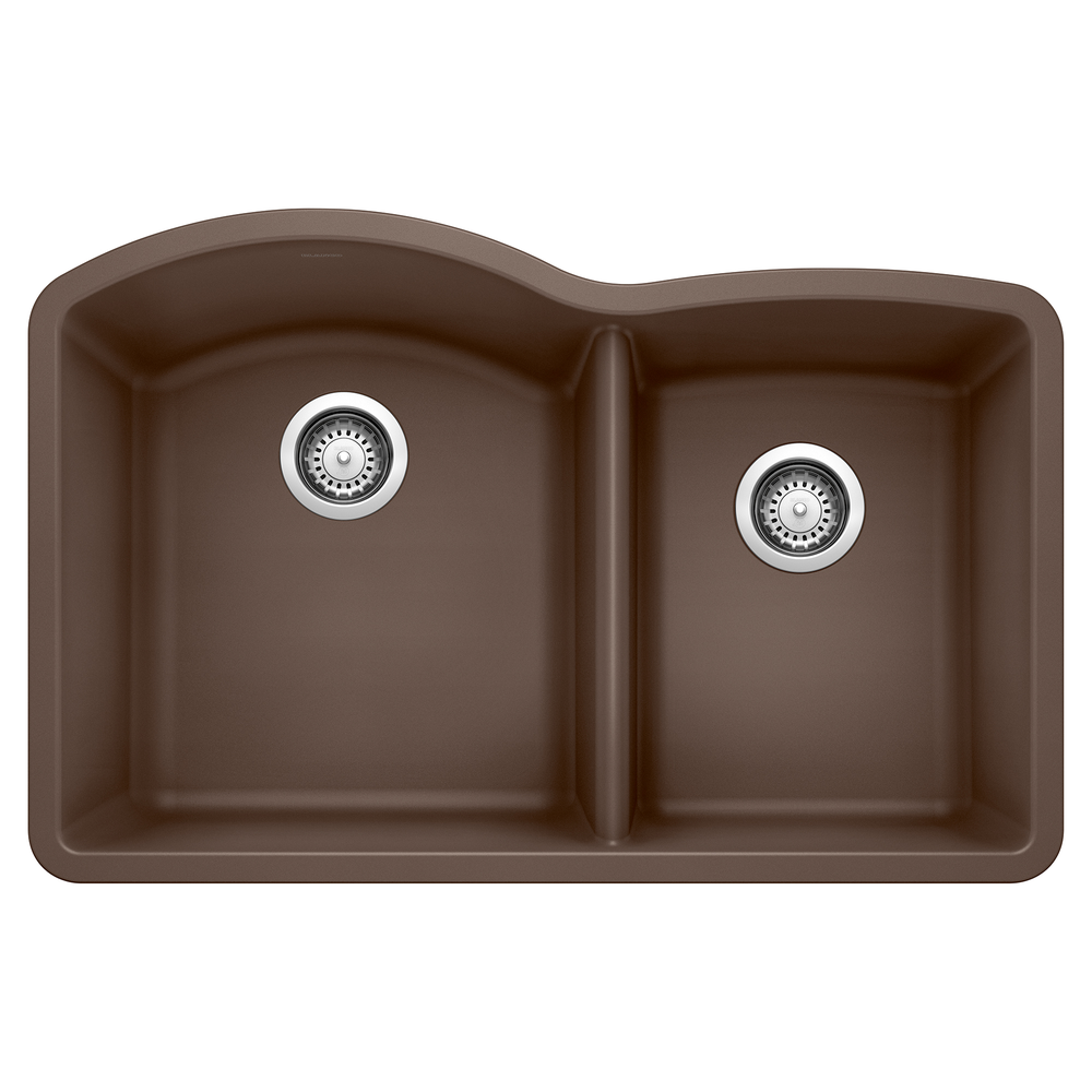 [440177] TARJA BLANCO DIAMOND SILGRANIT II CAFÉ CON TAZÓN DOBLE PARA COCINA