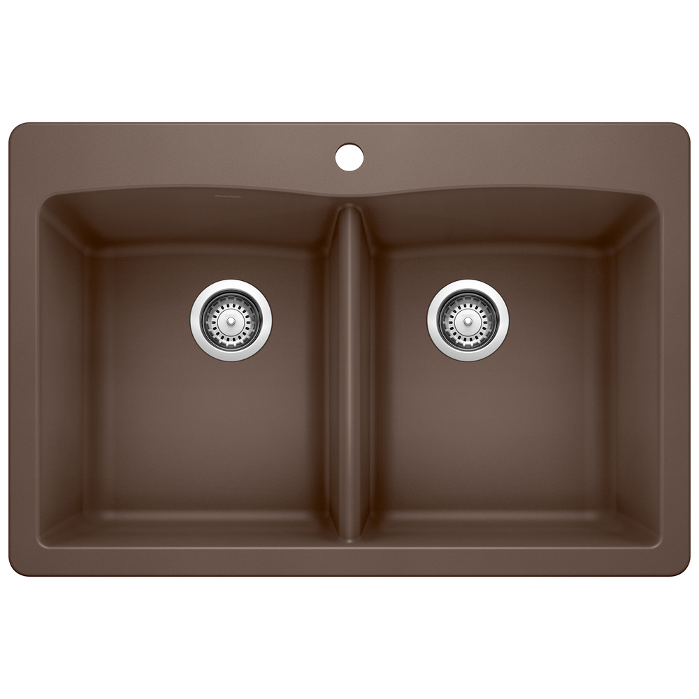 [440218] TARJA DOBLE BLANCO DIAMOND SILGRANIT II CAFÉ PARA COCINA