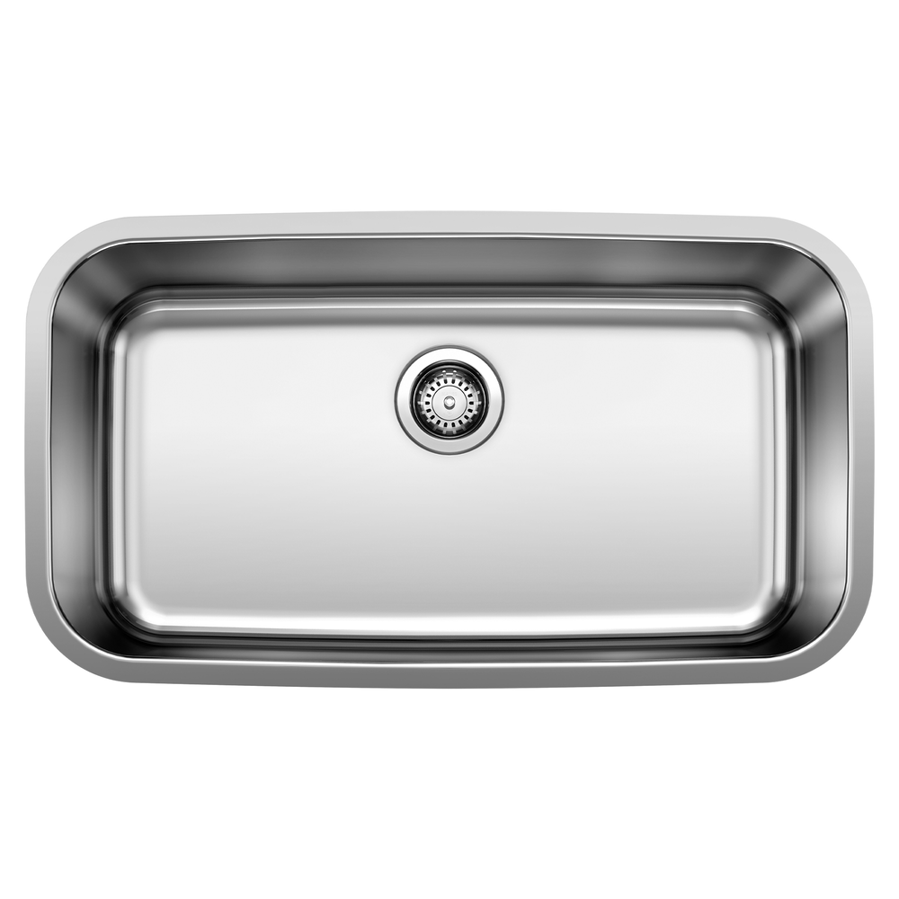 [441024] TARJA COCINA ACERO INOXIDABLE SENCILLA BLANCO STELLLAR ACABADO CEPILLADO