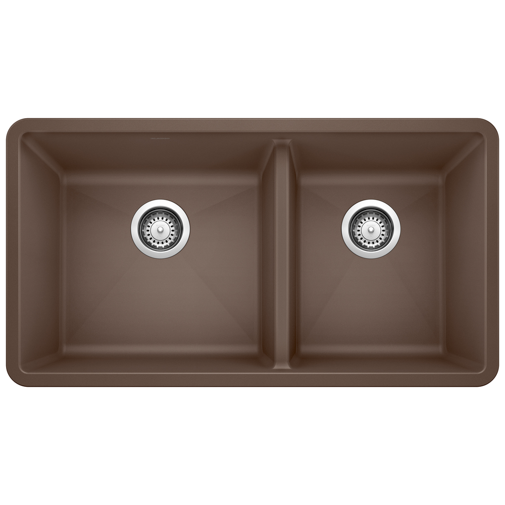 TARJA DE COCINA BLANCO PRECISION 1 ¾ TAZÓN SILGRANIT CAFÉ
