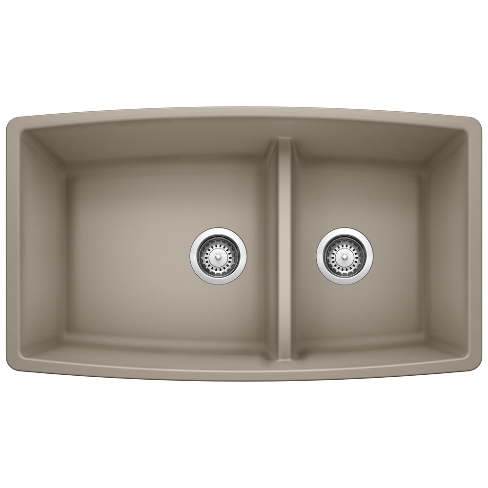 [441315] TARJA COCINA BLANCO PERFORMA MEDIANA 1.75 TAZAS SILGRANIT COLOR TRUFA