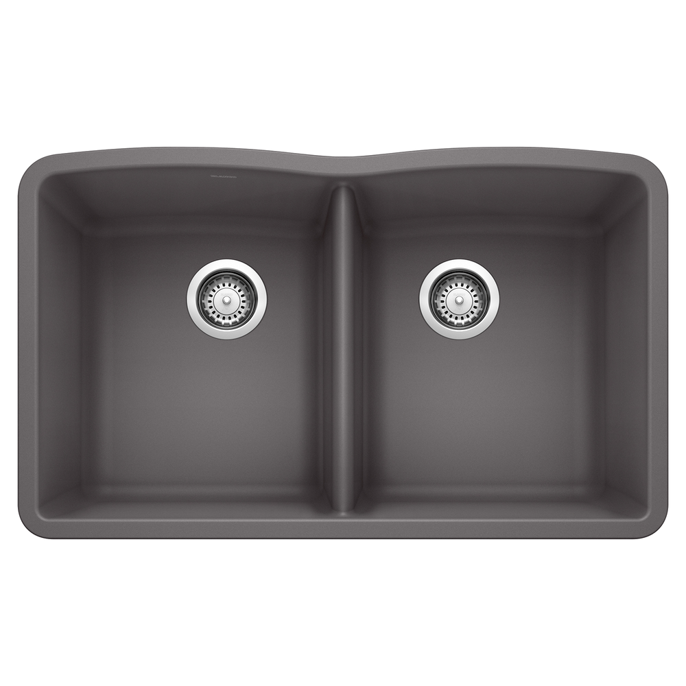 TARJA DE COCINA BLANCO SILGRANIT II DOBLE TAZÓN CINDER