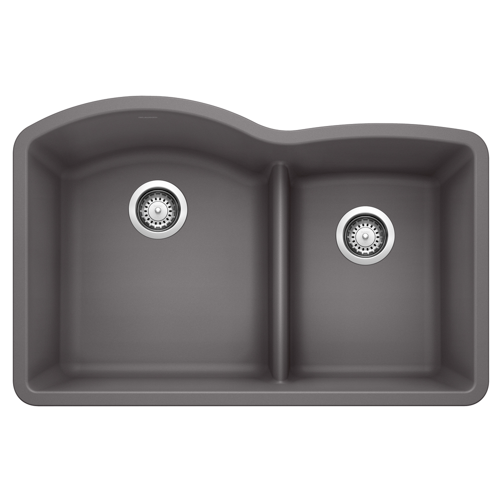 [441591] TARJA DE COCINA BLANCO DIAMOND CINDER SILGRANIT SUBMONTAR 81CM