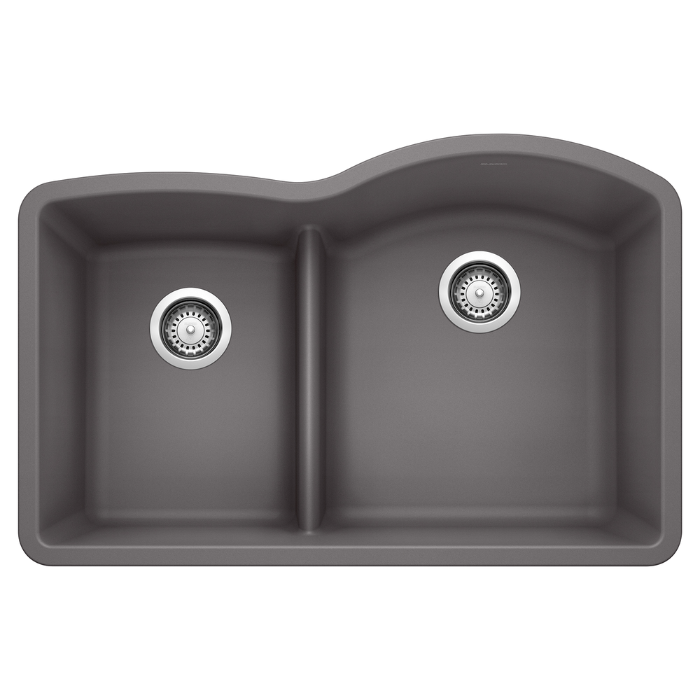 [441600] TARJA BLANCO DIAMOND 1.75 LOW DIVIDE SILGRANIT CINDER PARA COCINA
