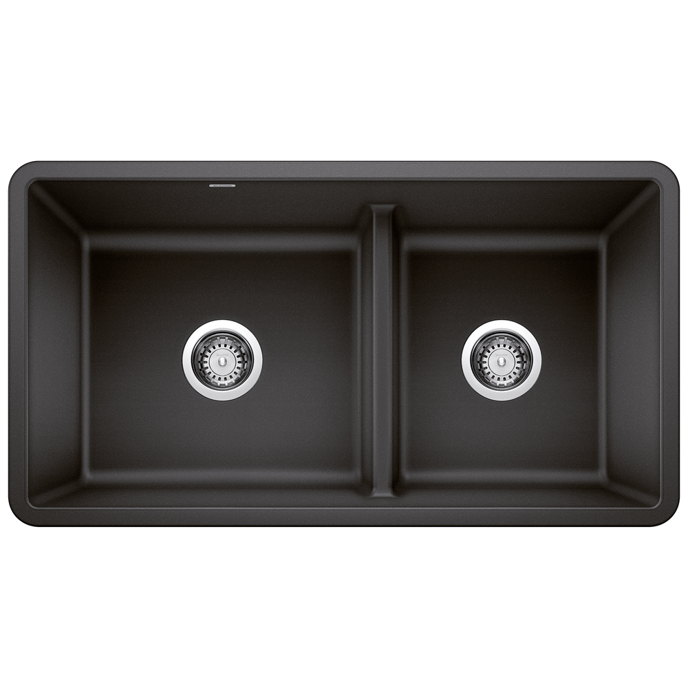 [442525] FREGADERO COCINA REVERSIBLE SILGRANIT NEGRO ANTRACITA BAJO DIVISOR
