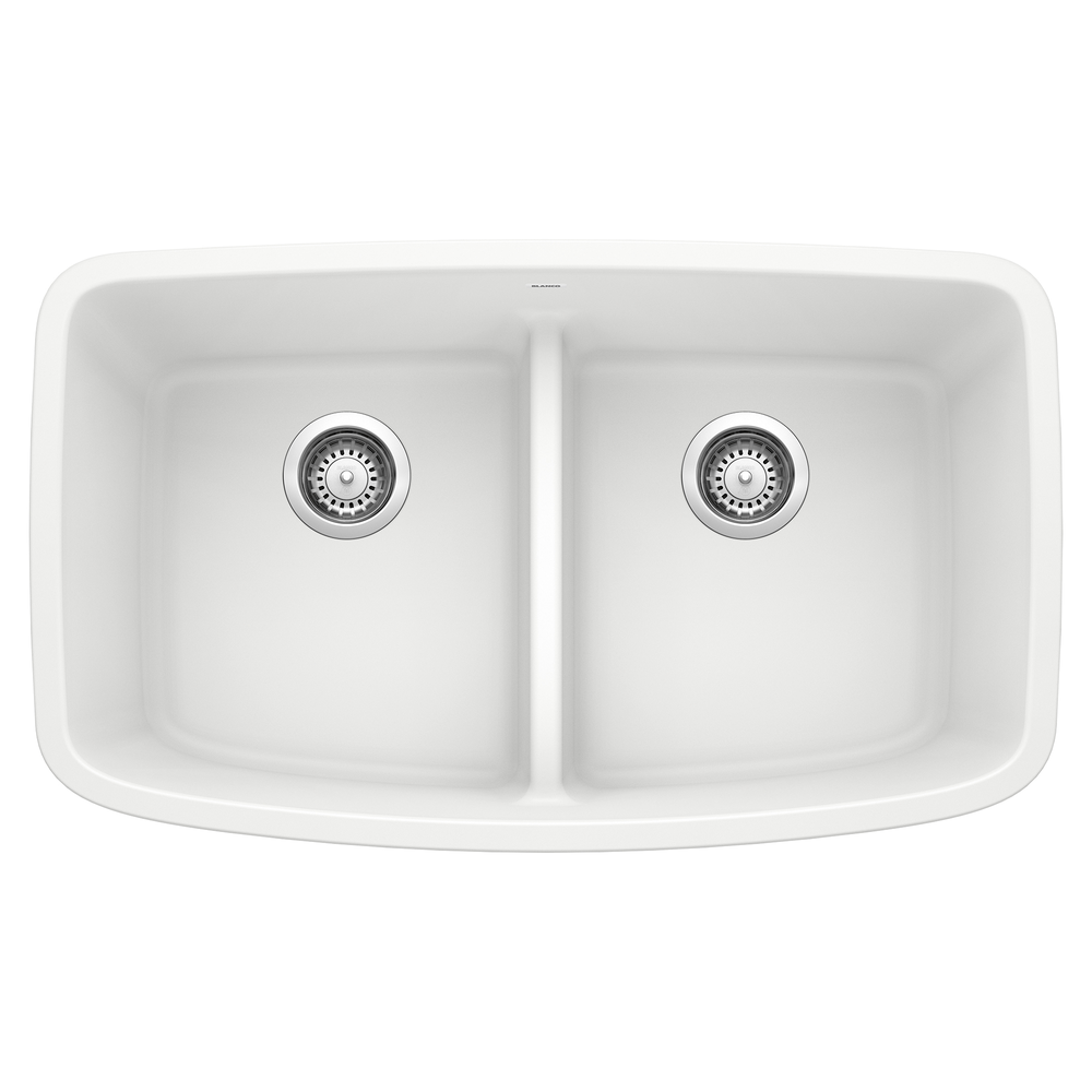 [442199] BLANCO VALEA SILGRANIT DOBLE TAZÓN DIVISOR BAJO BLANCO