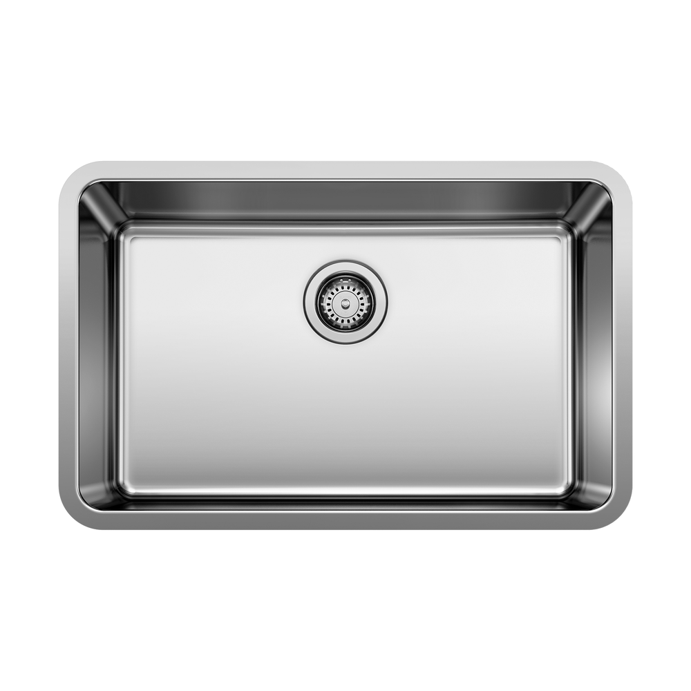 TARJA DE COCINA EMPOTRABLE BLANCO FORMERA 28'' ACERO GRANDE