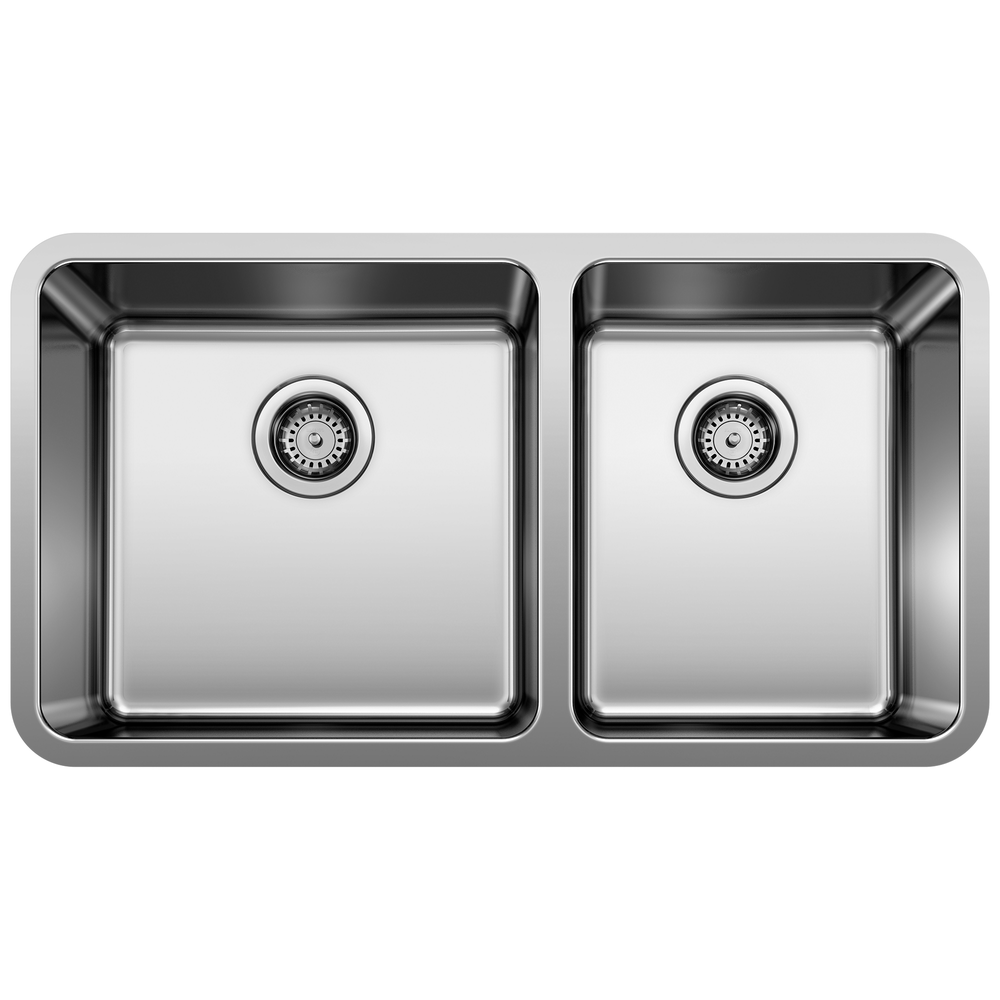 [442769] TARJA DE COCINA BLANCO FORMERA SATIN POLISH CROMO ACERO 1-3/4 TINAS