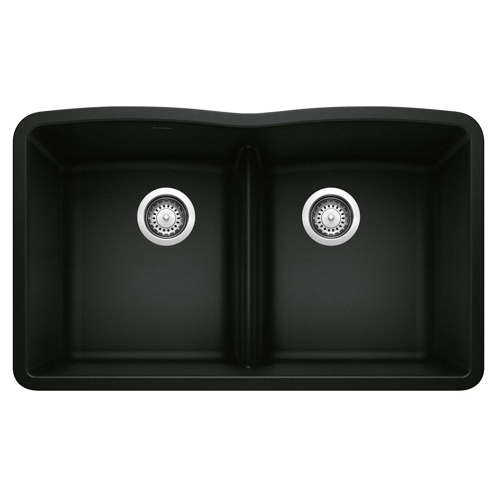[442914] TARJA DOBLE BAJA SILGRANIT DIAMANTE NEGRO COCINA