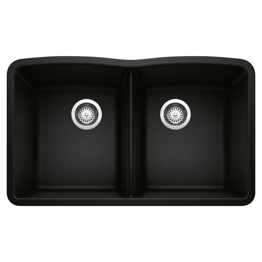 [442913] TARJA DE COCINA DOBLE CUBETA SILGRANIT NEGRO CARBÓN