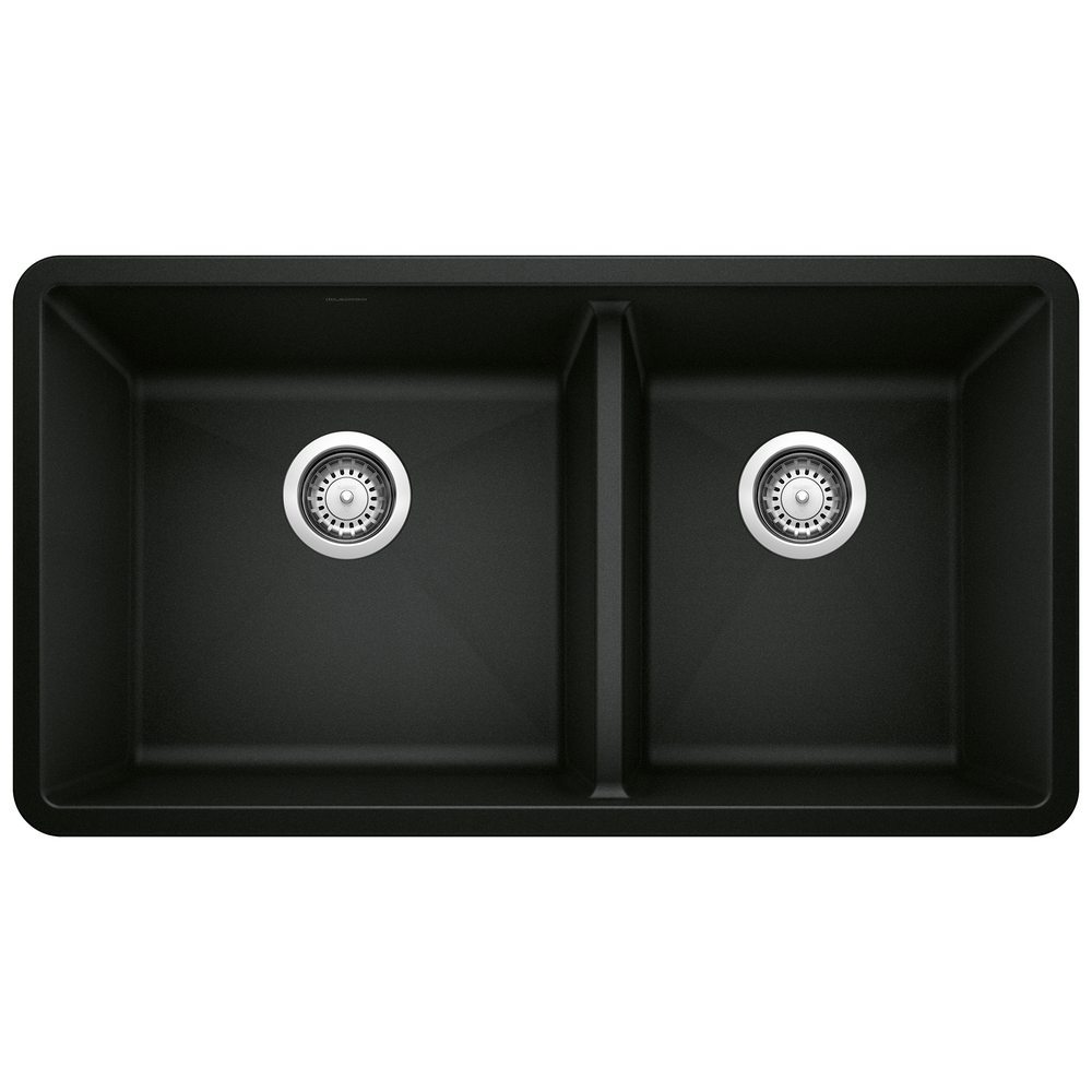 [442926] TARJA DE COCINA BLANCO PRECIS 1-3/4 NEGRA SILGRANIT