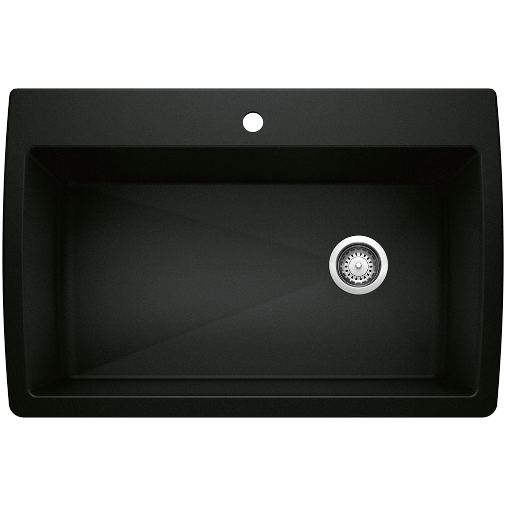 [442917] TARJA COCINA SILGRANIT BLANCA AMERICA DUAL MOUNT NEGRO DIAMANTE