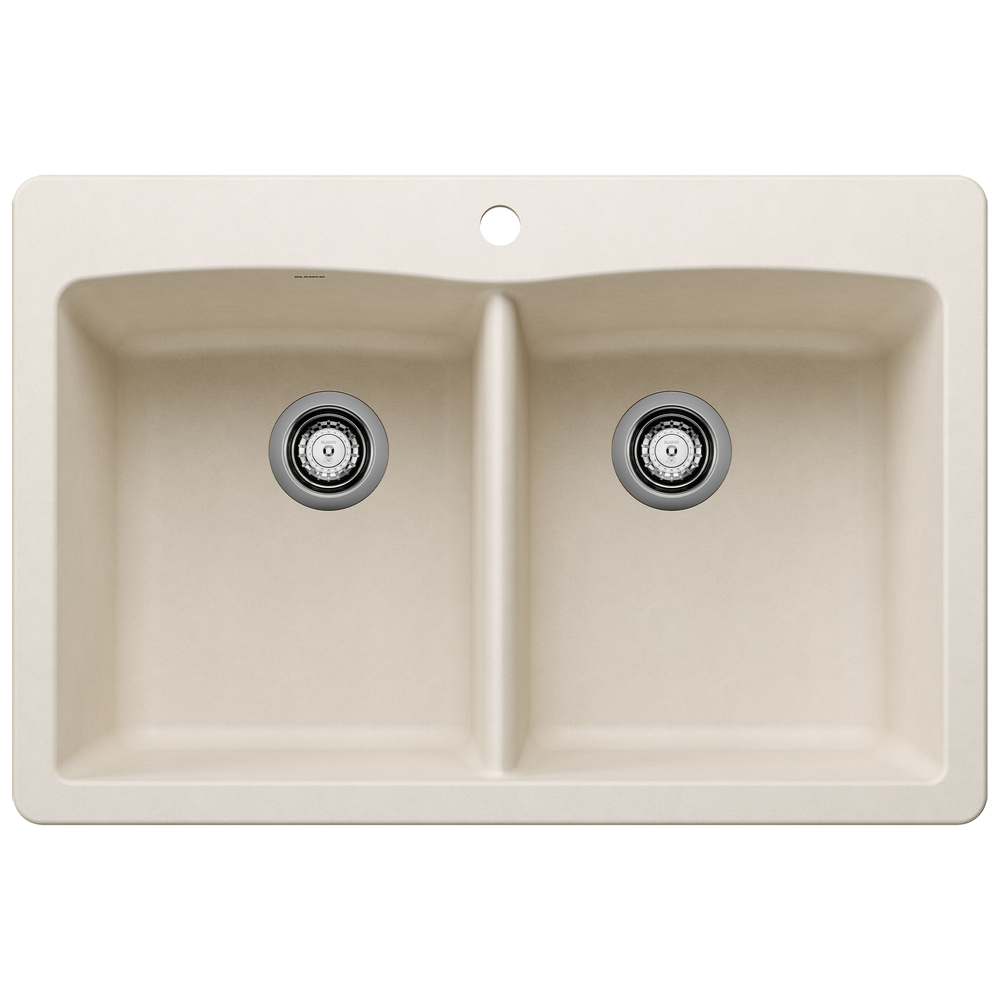 [443067] TARJA DOBLE BLANCO DIAMOND SILGRANIT USO COCINA SOFT WHITE