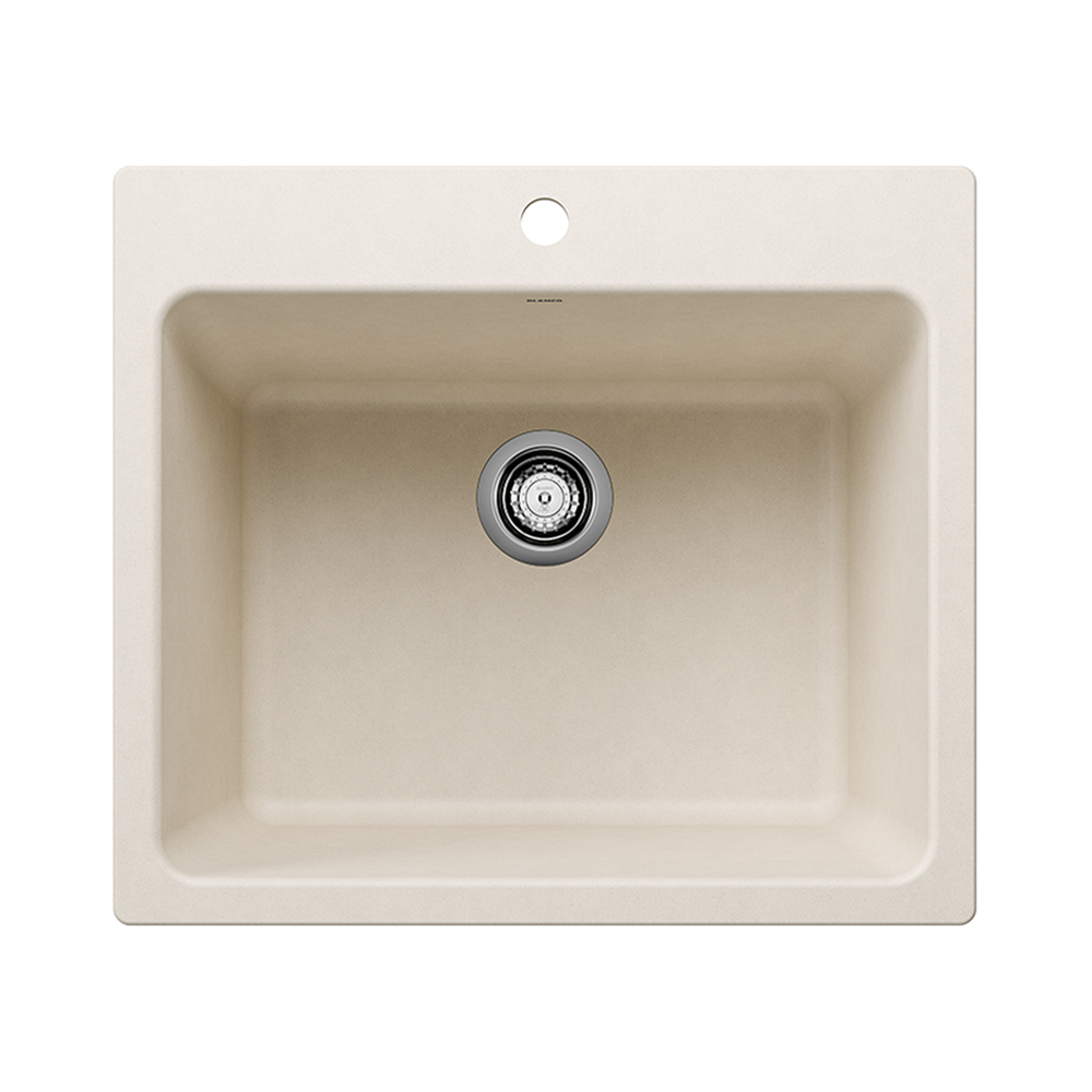 TARJA LAVANDERÍA BLANCO SILGRANIT LIVEN DUAL MOUNT SOFT WHITE