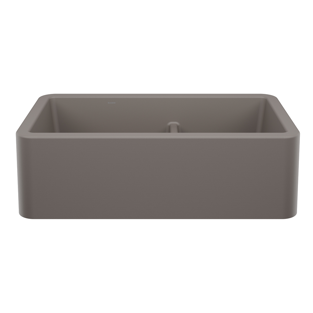 [443115] TARJA COCINA BLANCO IKON 33" BAJO PERFIL GRIS VOLCÁN SILGRANIT