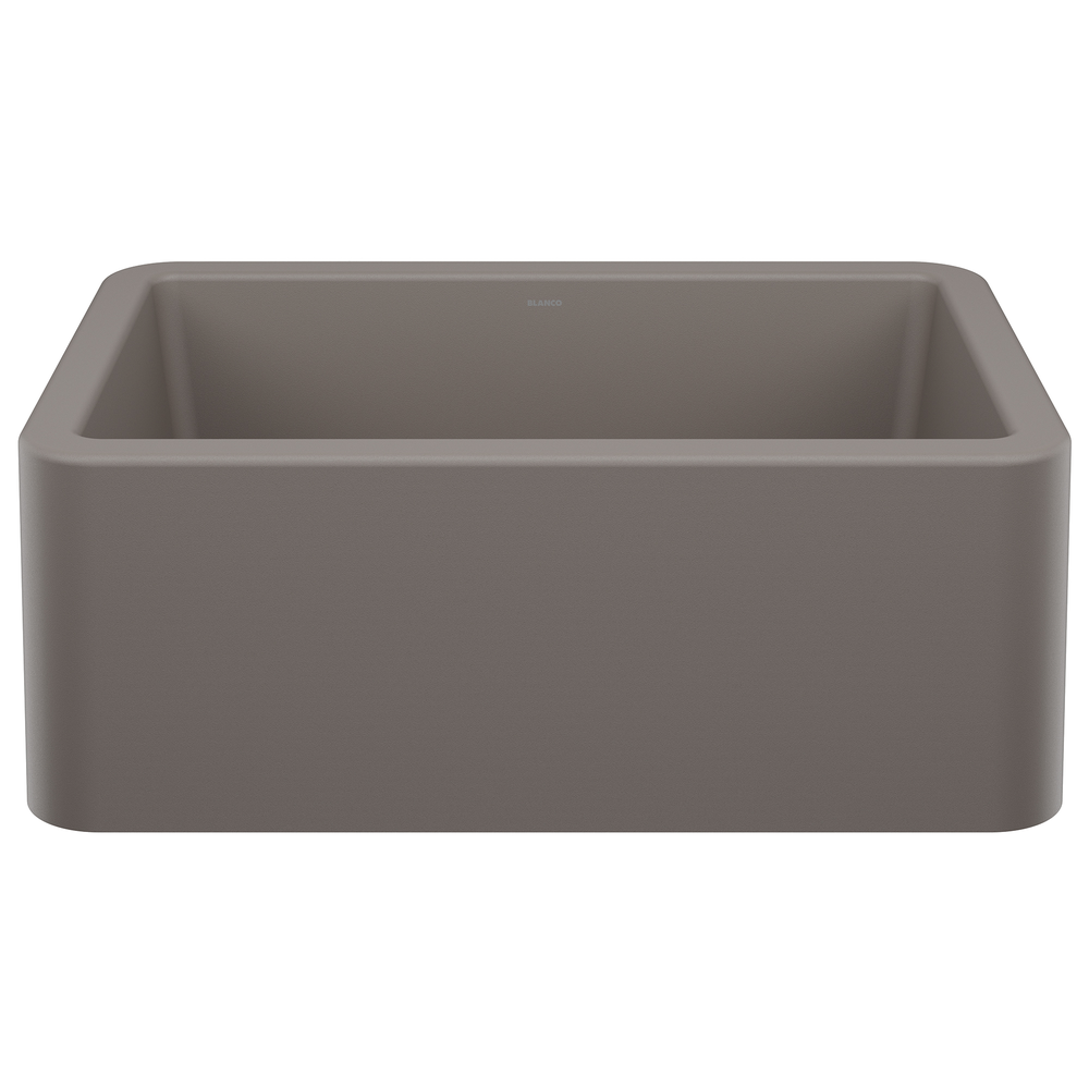 [443112] TARJA DE COCINA IKON 27 PULGADAS SILGRANIT TAZÓN ÚNICO GRIS VOLCÁN