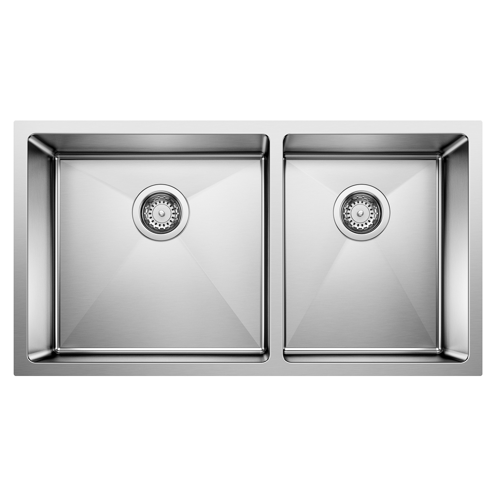 [443150] FREGADERO CUADRADO QUATRUS R15 CROMO SATINADO COCINA