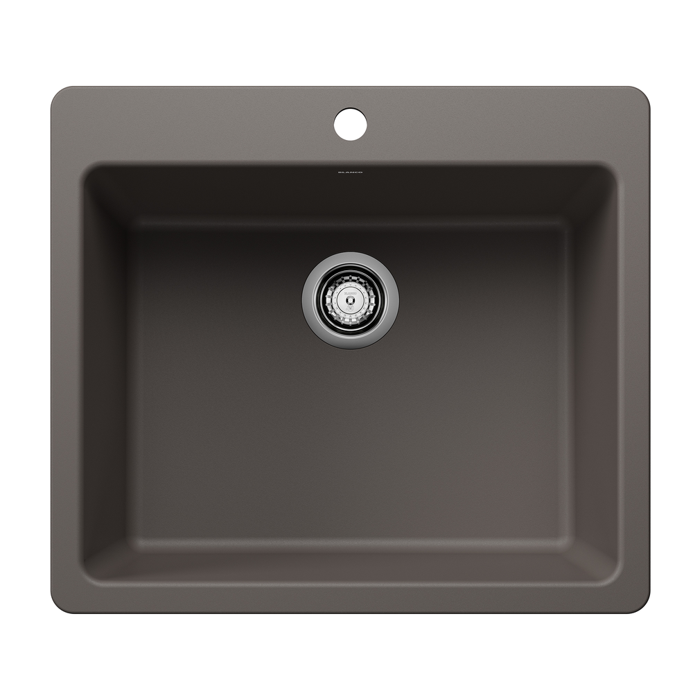 [443224] TARJA LIVEN 25" SILGRANIT DOBLE MONTAJE CAFÉ COCINA