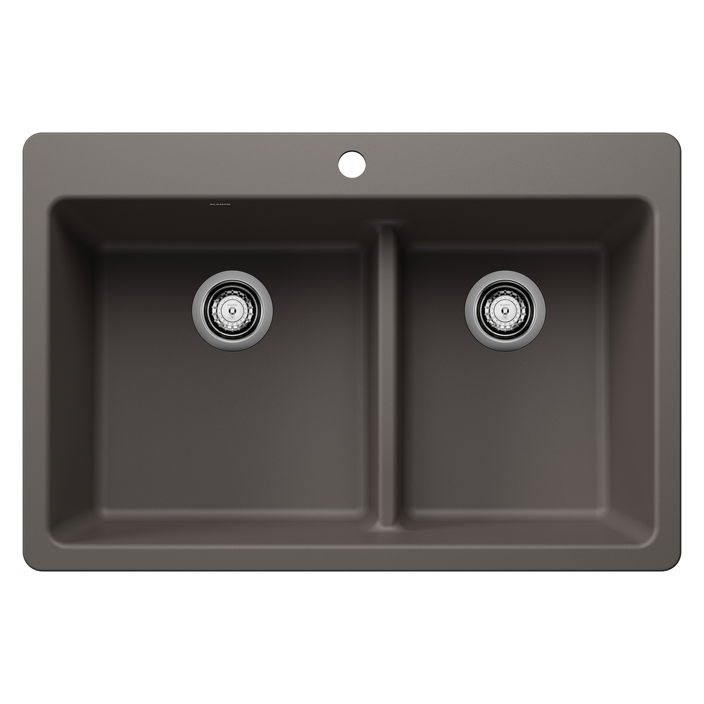 [443216] TARJA COCINA LIVEN MONTAJE DUAL SILGRANIT CAFÉ VOLCANO GRAY