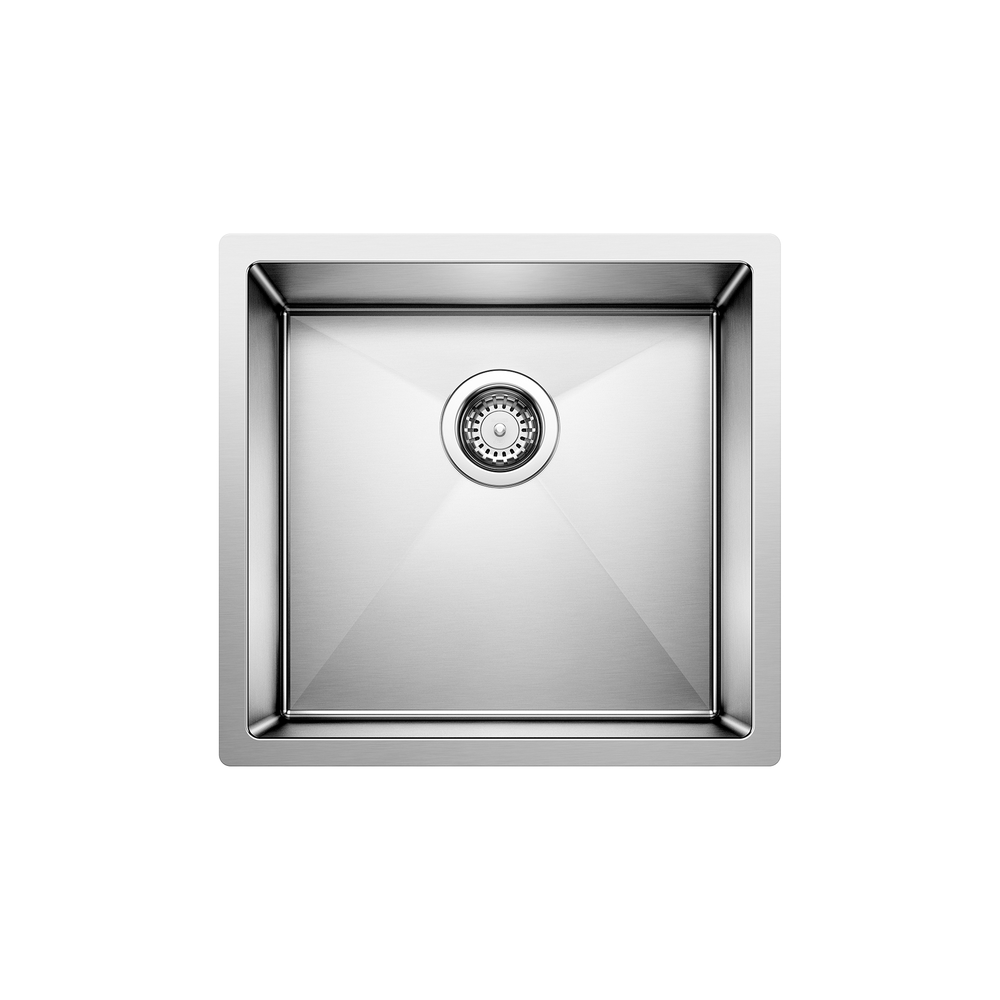 [516224] TARJA DE COCINA BLANCO PRECISION 16 PULGADAS ACERO CROMADO TAZÓN ÚNICO