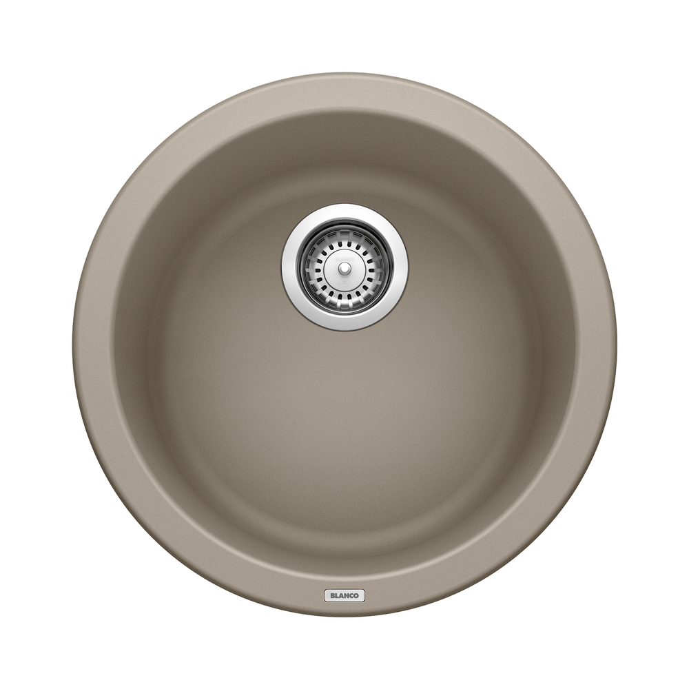 [517699] TARJA DE BAR BLANCO RONDO TRUFA SILGRANIT 45 CM
