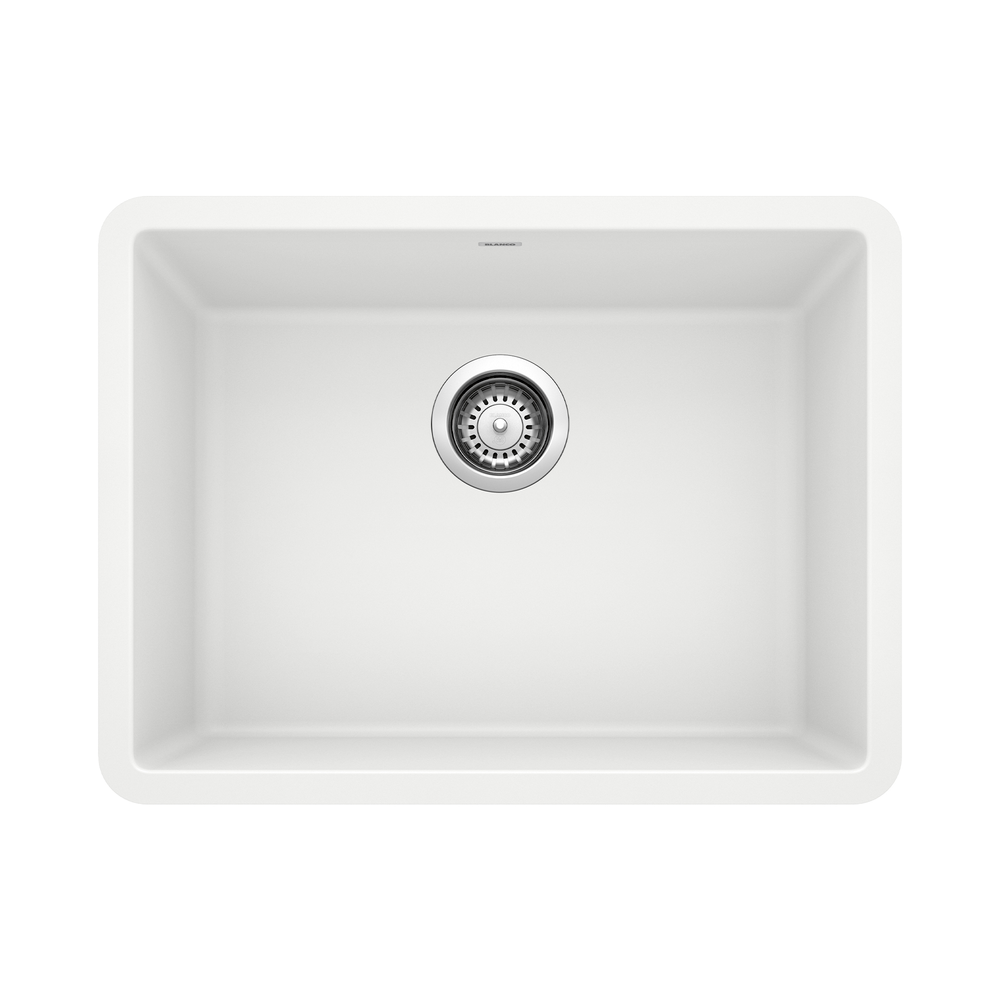 [522414] TARJA DE COCINA BLANCO PRECIS SILGRANIT BLANCO BAJO ENCIMERA 24 PULGADAS