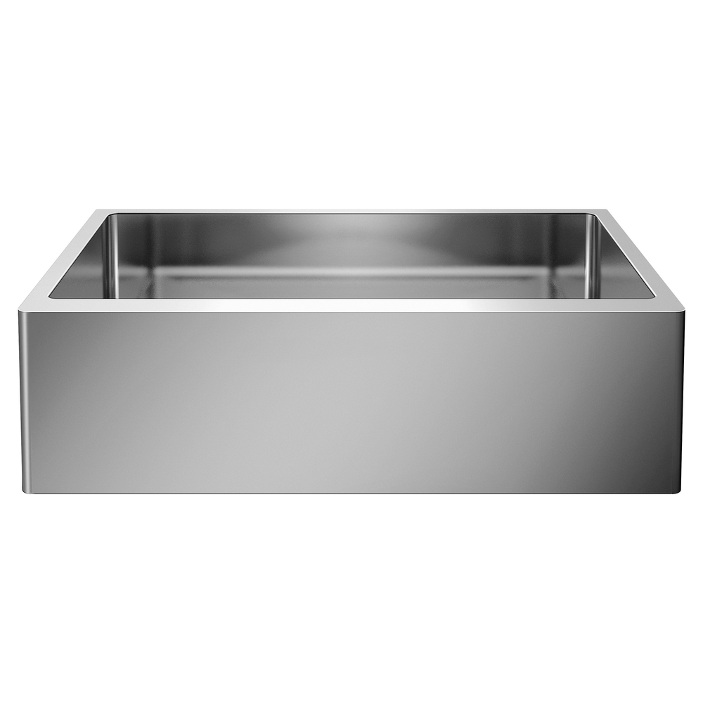 TARJA COCINA ACERO BLANCO QUATRUS R15 DELANTAL SUPER INDIVIDUAL CROMO