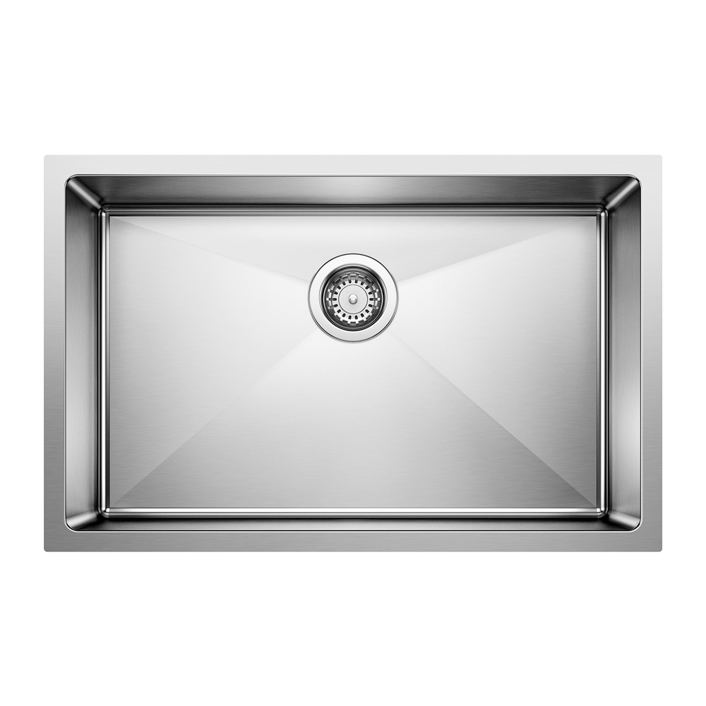 [524751] TARJA DE ACERO CROMADO CURVEE R15 GRANDE PARA COCINA