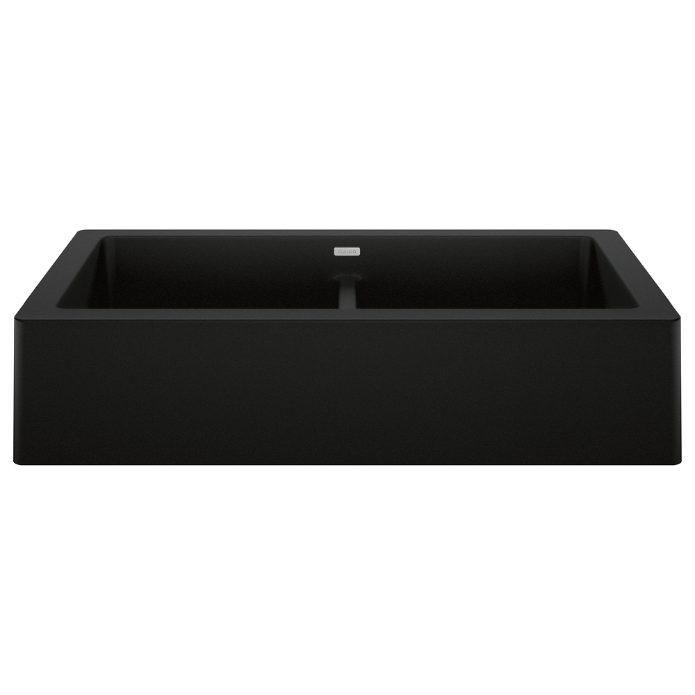 TARJA DE COCINA SILGRANIT VINTERA NEGRO CARBÓN DOBLE FREGADERO 84 CM