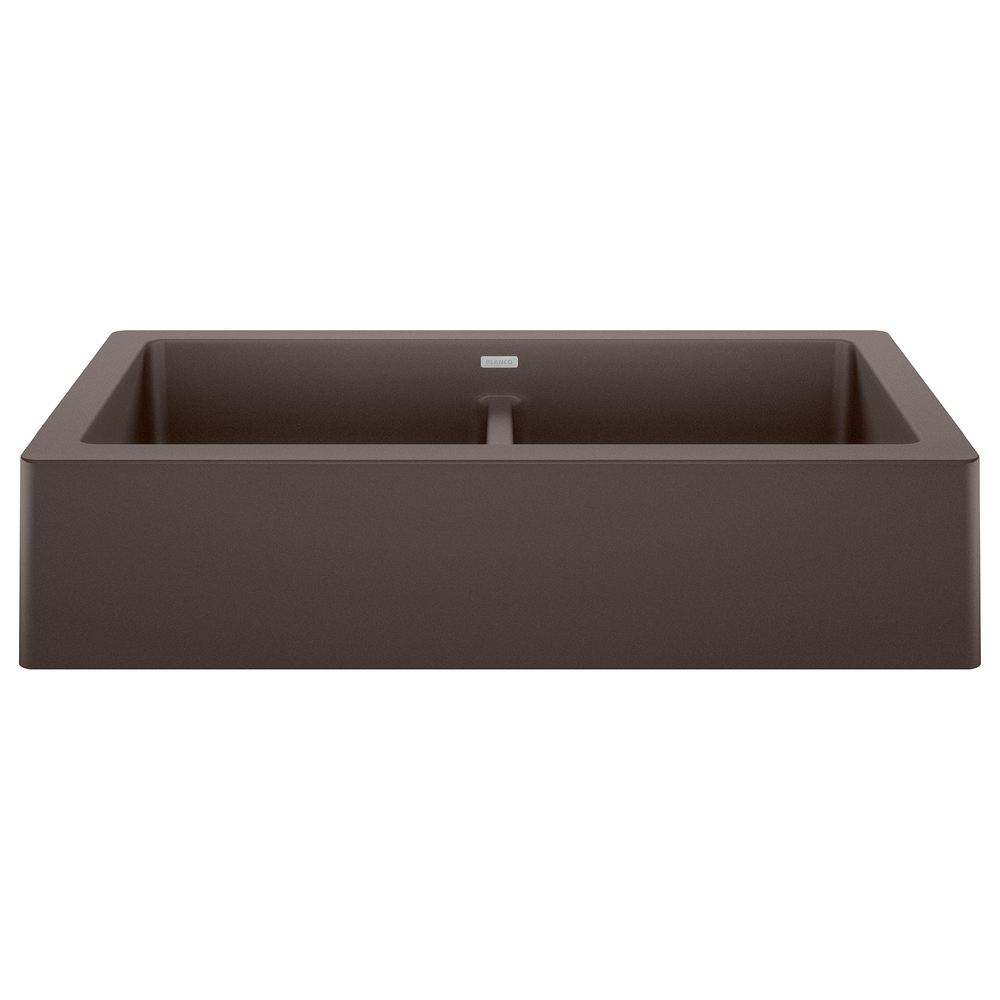 [526552] TARJA DE COCINA BLANCO VINTERA SILGRANIT CAFÉ DOBLE TAZÓN 84CM