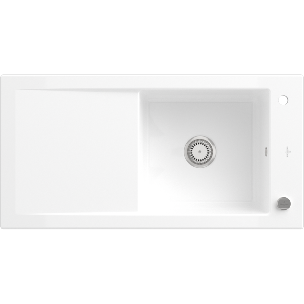 [679002R1] FREGADERO DE COCINA VILLEROY & BOCH TIMELINE 60 AUTOMÁTICO CERÁMICO BLANCO
