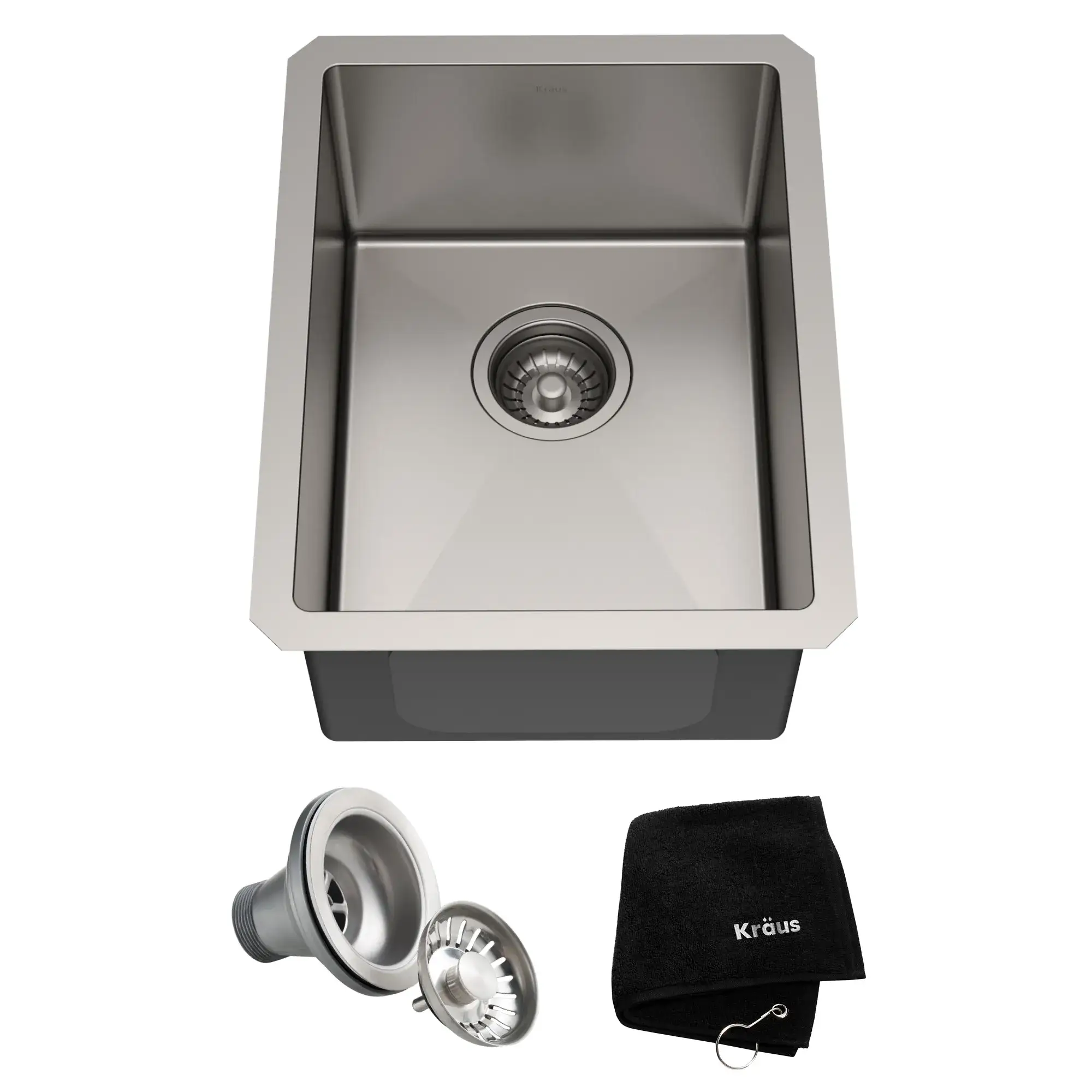 TARJA DE COCINA KRAUS STANDART PRO ACERO INOXIDABLE 14 PULGADAS
