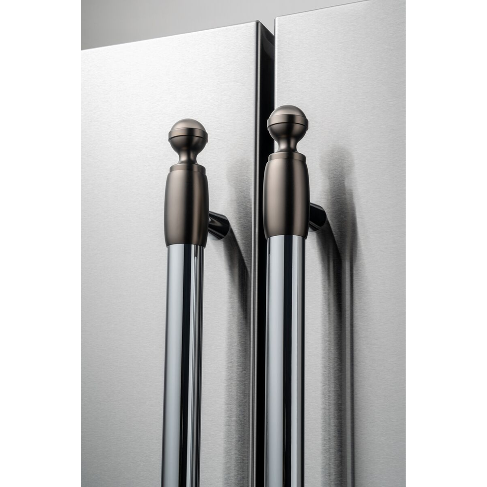 [DS2HERTSB] JUEGO DE DECORACIÓN PERILLA NÍQUEL NEGRO BERTAZZONI