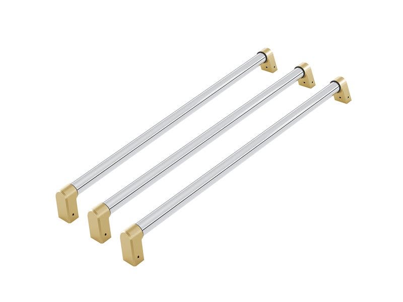 [HK36MASFD3XG] KIT DE MANIJA MAESTRA BERTAZZONI ACERO INOXIDABLE CON REMATES DORADOS