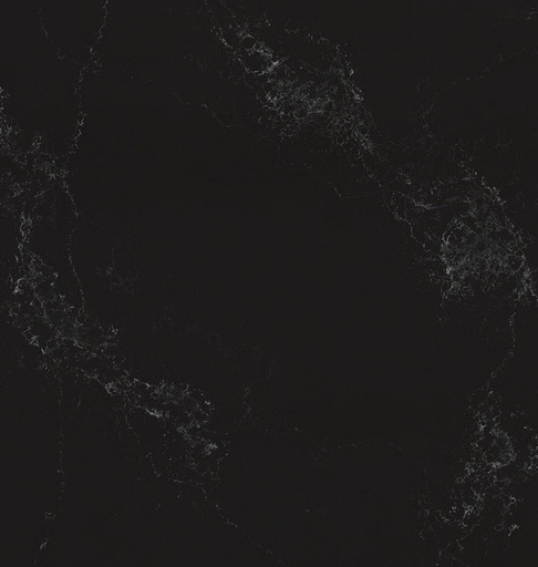 [5101] Lámina de Cuarzo (3.06 x 1.44 m) Color Empira Black Marca Caesarstone Línea Supernatural 5101